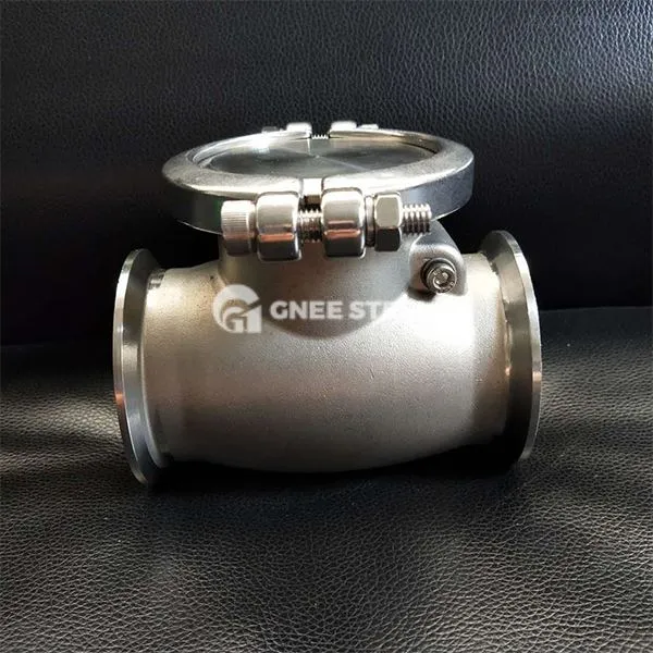 Steypu stál sveifluprófunarlokar