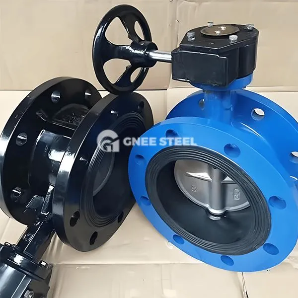 Tvöfaldur-offset fiðrildalokar