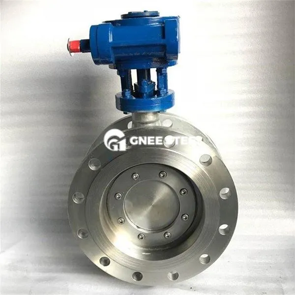 Tvöfaldur flans afkastamikill fiðrildaloki