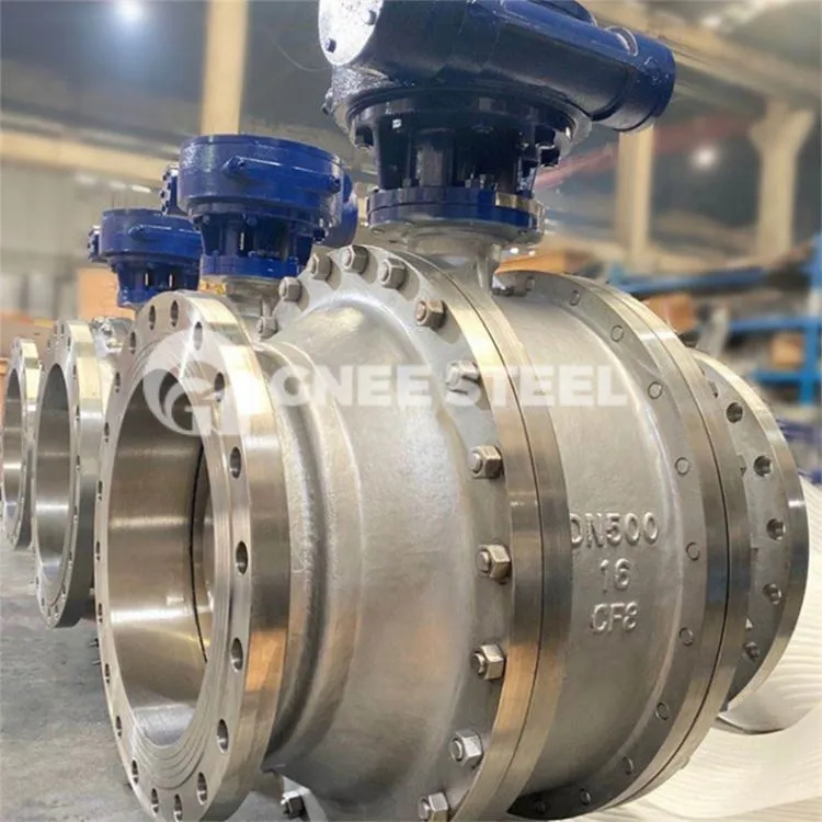 Svikin kúluventill sem festur er á tunnuna