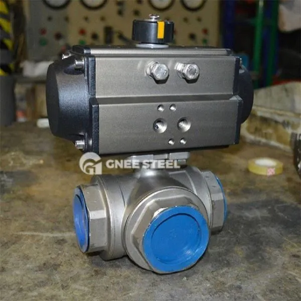 Háþrýstingur 3 leið kúluventill