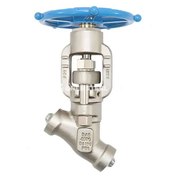 Háþrýstingur y Type Globe loki