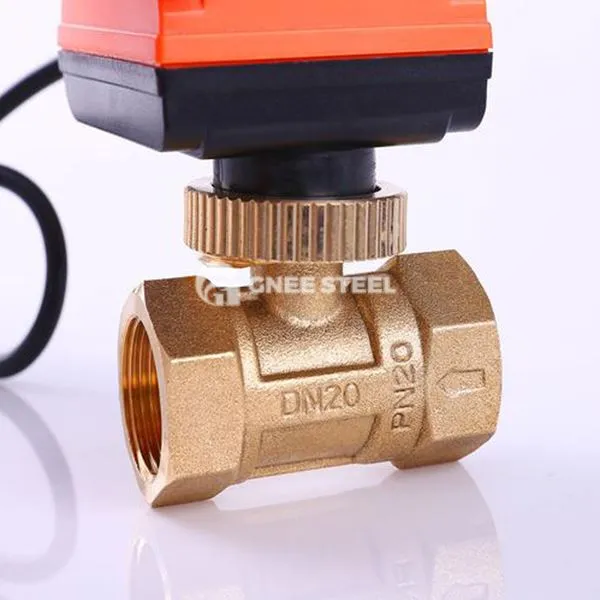 Vélknúin 2- leið kúluventlar