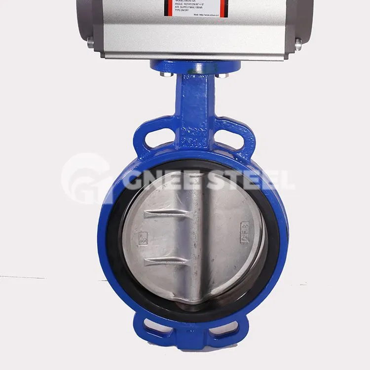 Pneumatic fiðrildaventill