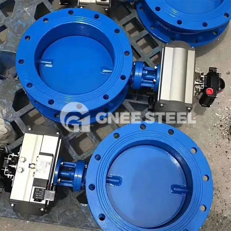 Pneumatic Butterfly lokar