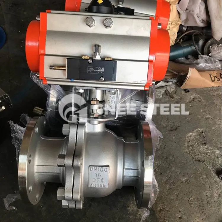 Pneumatic Segment kúluventill