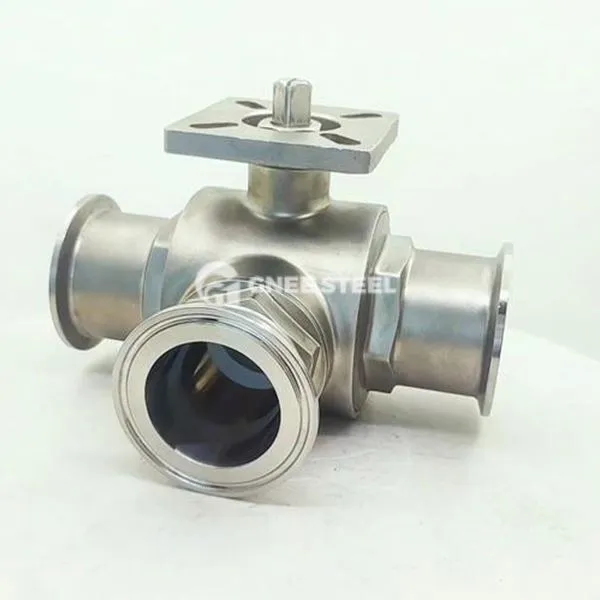 Hreinlætis 3- leið kúluventlar