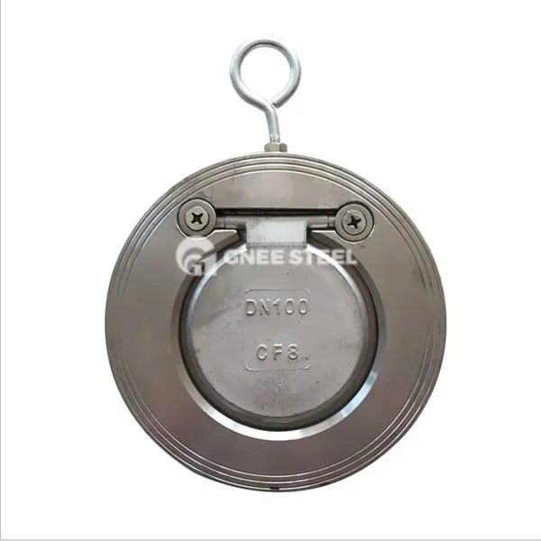 Stakur plata skífuventill