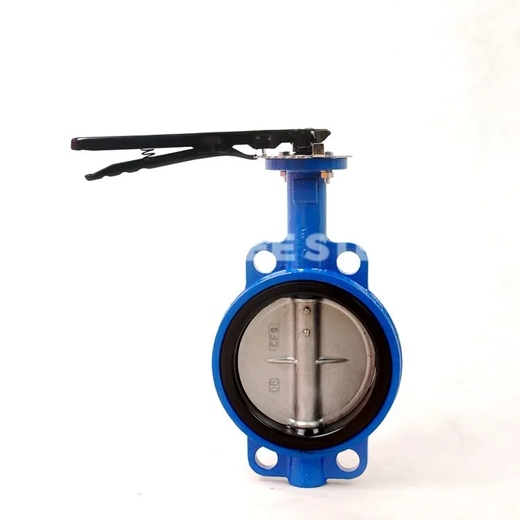 Miðlínu fiðrildalokar úr ryðfríu stáli