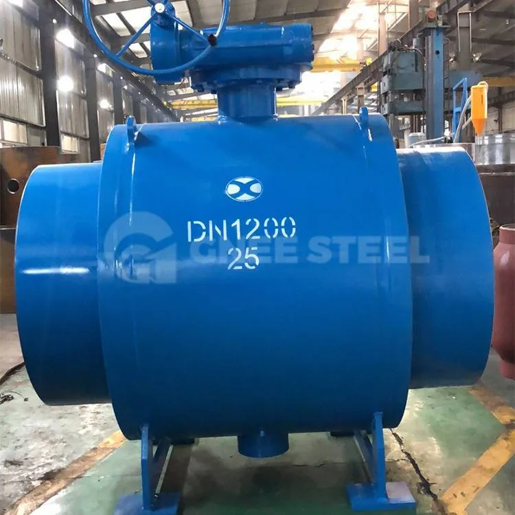 Trunnion kúluventlar fullsoðið yfirbygging